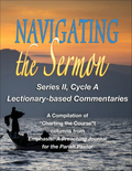 Navigating the Sermon Series II Cycle A book cover from CSS Publishing