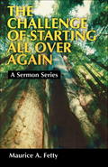 The Challenge of Starting All Over Again book cover from CSS Publishing
